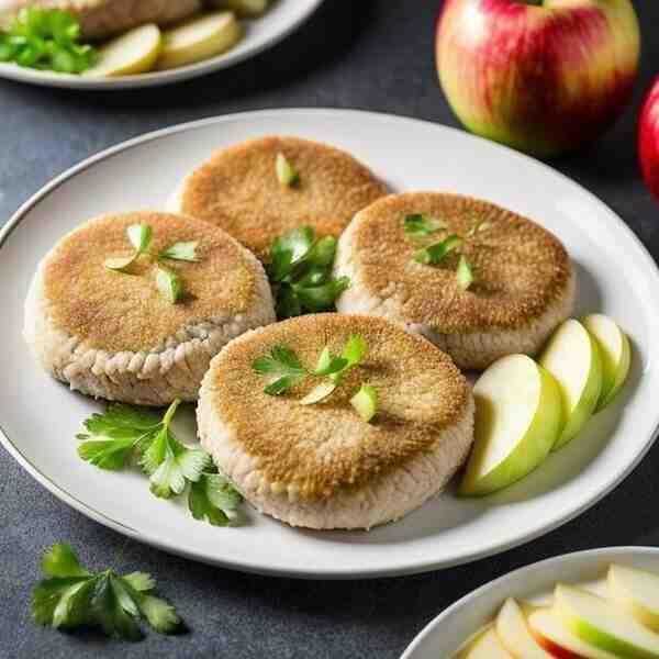 Куриные паровые котлеты с яблоком